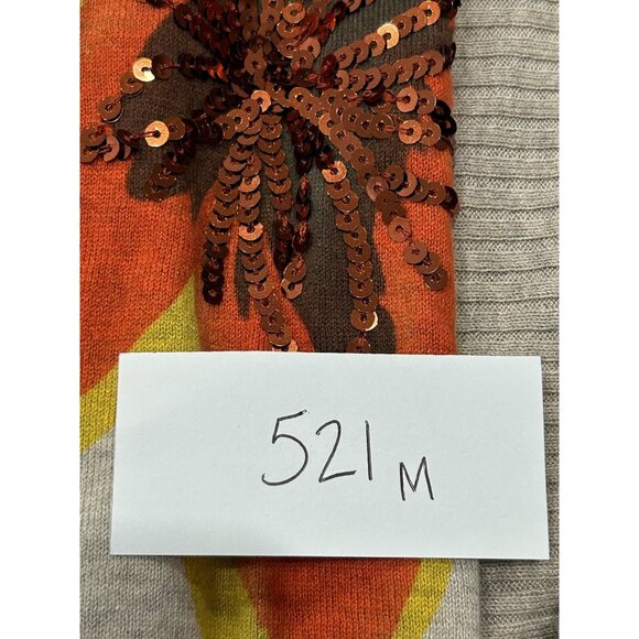 INC International Concepts Womens Beige Cardigan Floral Sequin Design Sz XL - Picture 8 of 8